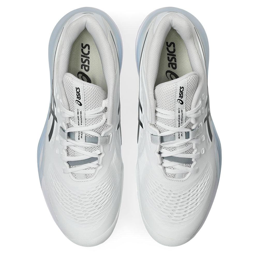 Men`s GEL-Resolution X Clay Tennis Shoes White and Black ASICS