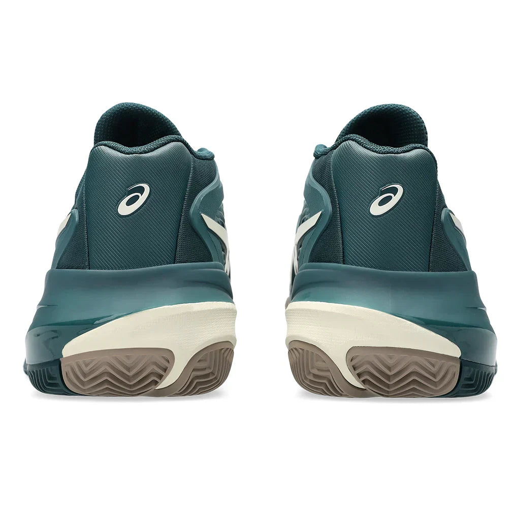 Men`s GEL-Resolution X Clay Tennis Shoes Saxon Green and Birch ASICS