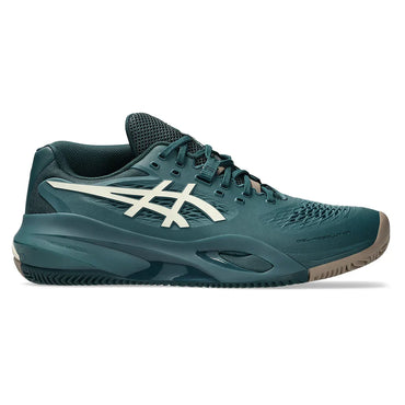 Men`s GEL-Resolution X Clay Tennis Shoes Saxon Green and Birch ASICS