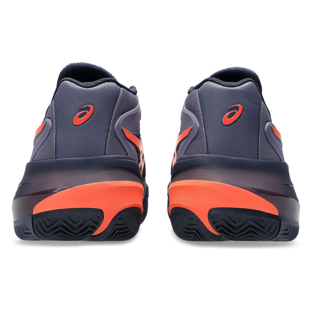 Men`s GEL-Resolution X Clay Tennis Shoes Greyish Purple and Nova Orange ASICS