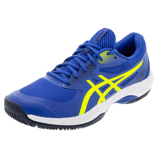 Men`s Game FF Pickleball Shoes Illusion Blue and Safety Yellow ASICS 6 Blue
