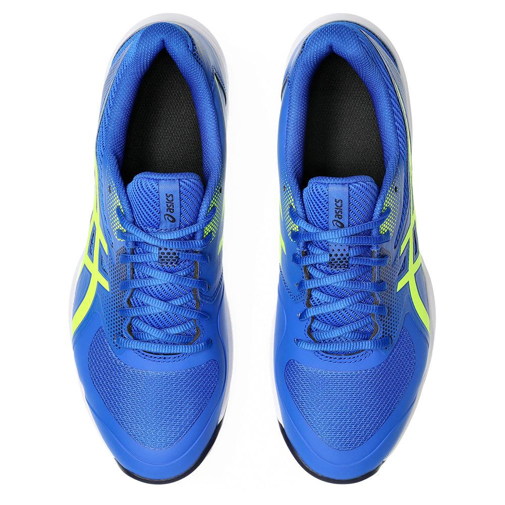 Men`s Game FF Pickleball Shoes Illusion Blue and Safety Yellow ASICS
