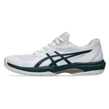 Men`s Game FF Tennis Shoes White and Saxon Green ASICS