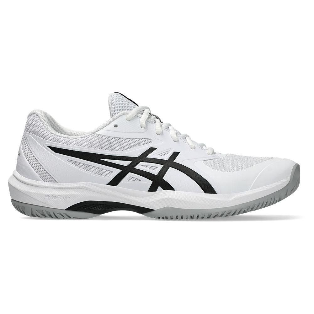 Men`s Game FF Tennis Shoes White and Black ASICS