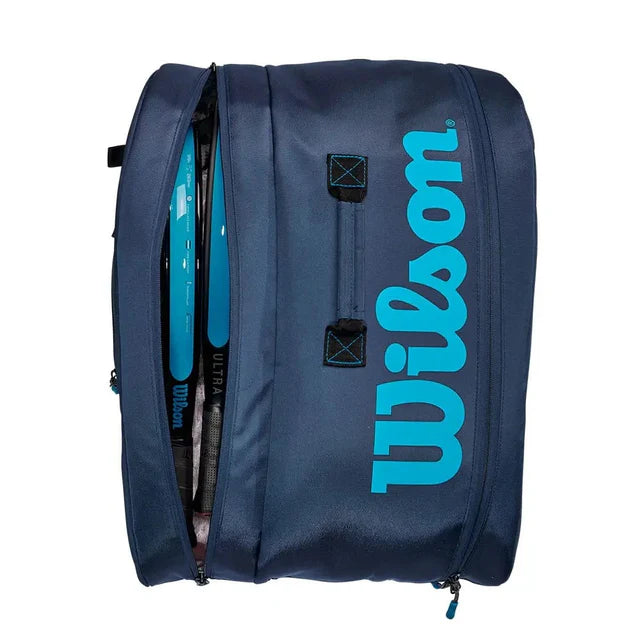 Load image into Gallery viewer, WILSON PADEL SUPER TOUR BLUE PADEL BAG
