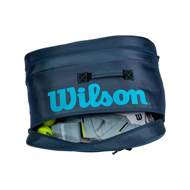 Load image into Gallery viewer, WILSON PADEL SUPER TOUR BLUE PADEL BAG
