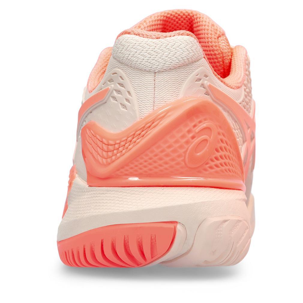 Women's Gel-Resolution 9 Tennis Shoes Pearl Pink and Sun Coral Womens Shoes ASICS