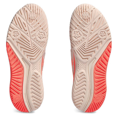 Women's Gel-Resolution 9 Tennis Shoes Pearl Pink and Sun Coral Womens Shoes ASICS