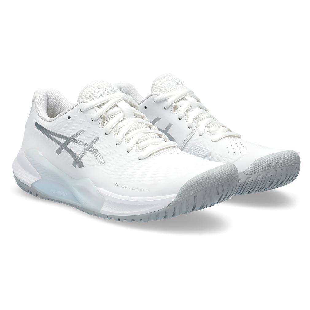 Women's Gel-Challenger 14 Tennis Shoes White and Pure Silver Womens Shoes ASICS