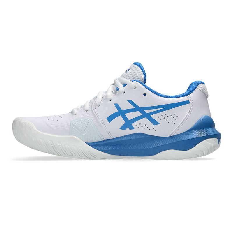 Women`s GEL-Challenger 14 Tennis Shoes White and Blue Coast Shoes ASICS