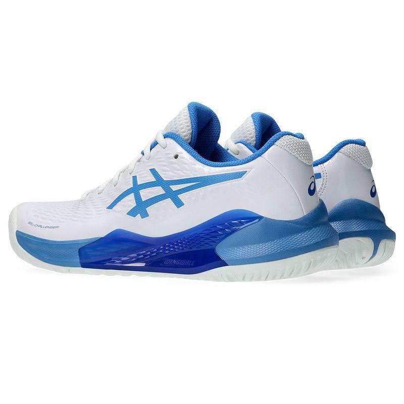 Women`s GEL-Challenger 14 Tennis Shoes White and Blue Coast Shoes ASICS