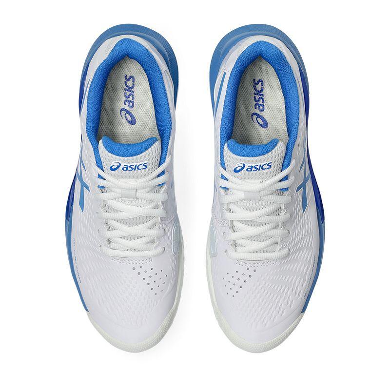 Women`s GEL-Challenger 14 Tennis Shoes White and Blue Coast Shoes ASICS
