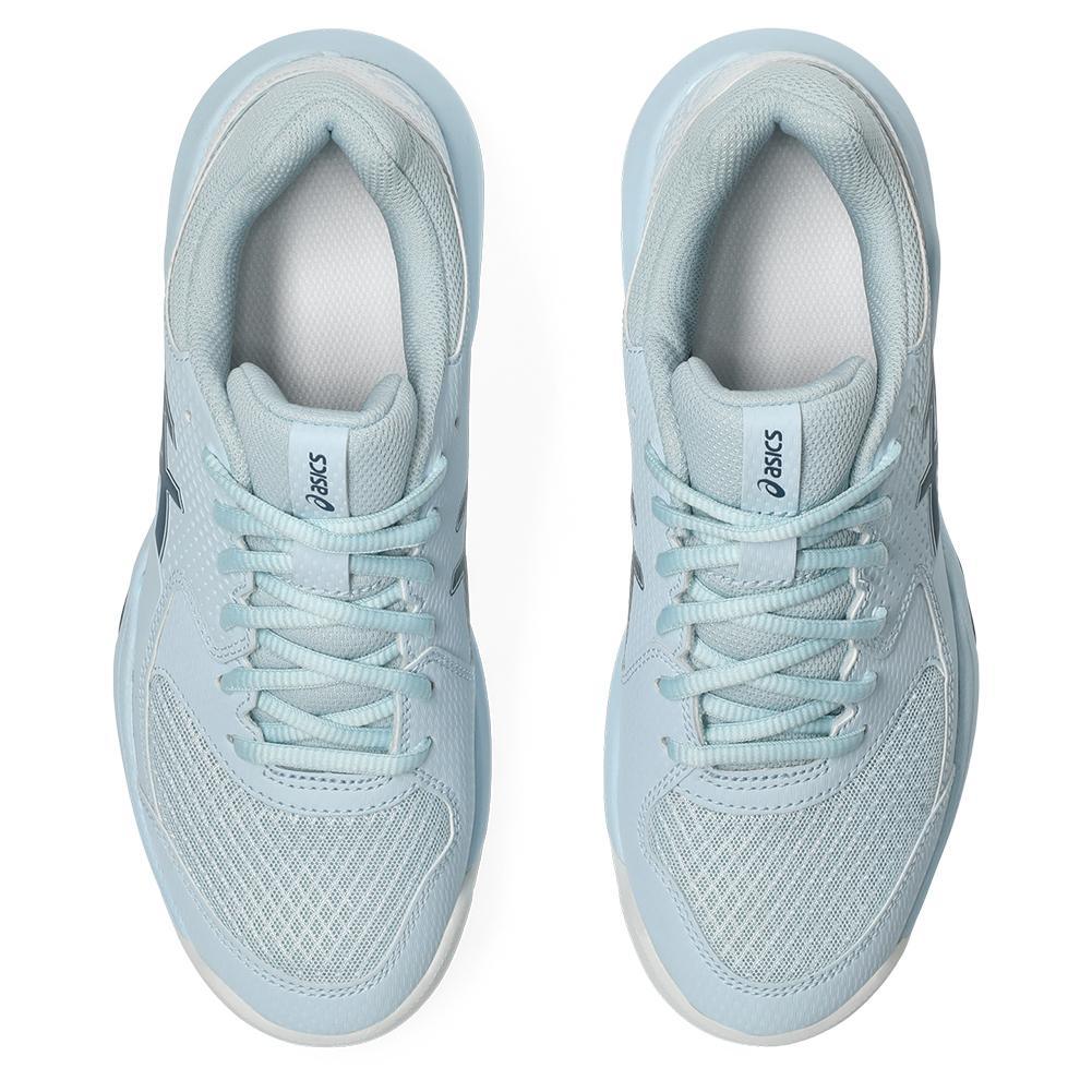 Womens Gel-Dedicate 8 Pickleball Shoes Cool Grey and Vintage Indigo Womens Shoes ASICS