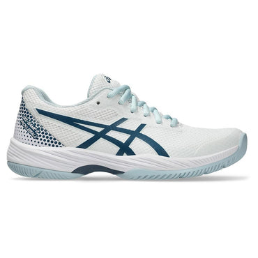 Womens Gel-Game 9 Pickleball Shoes White and Vintage Indigo Womens Shoes ASICS