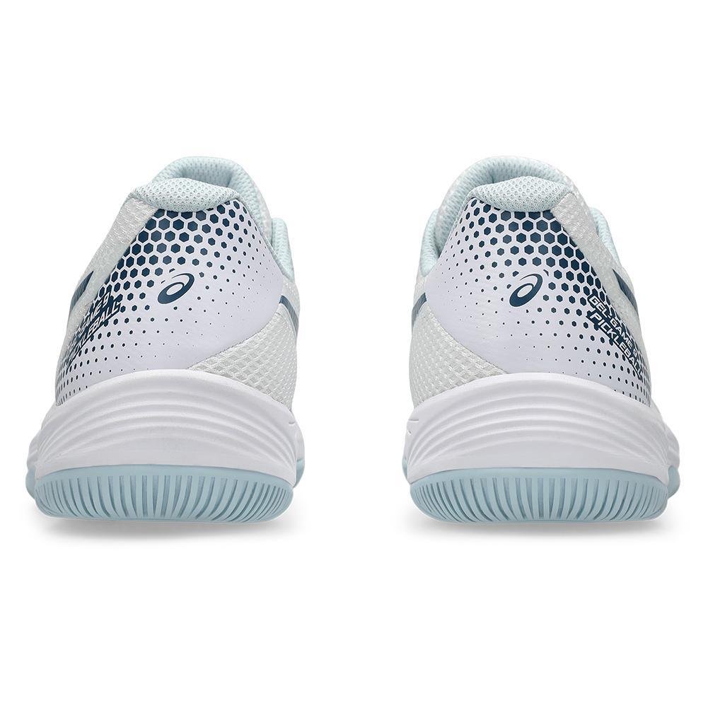 Womens Gel-Game 9 Pickleball Shoes White and Vintage Indigo Womens Shoes ASICS