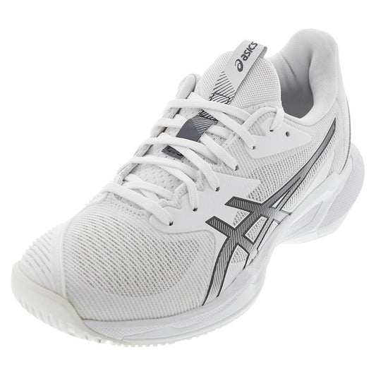 Women's Solution Speed FF 3 Tennis Shoes White and Metropolis Womens Shoes ASICS 5 White