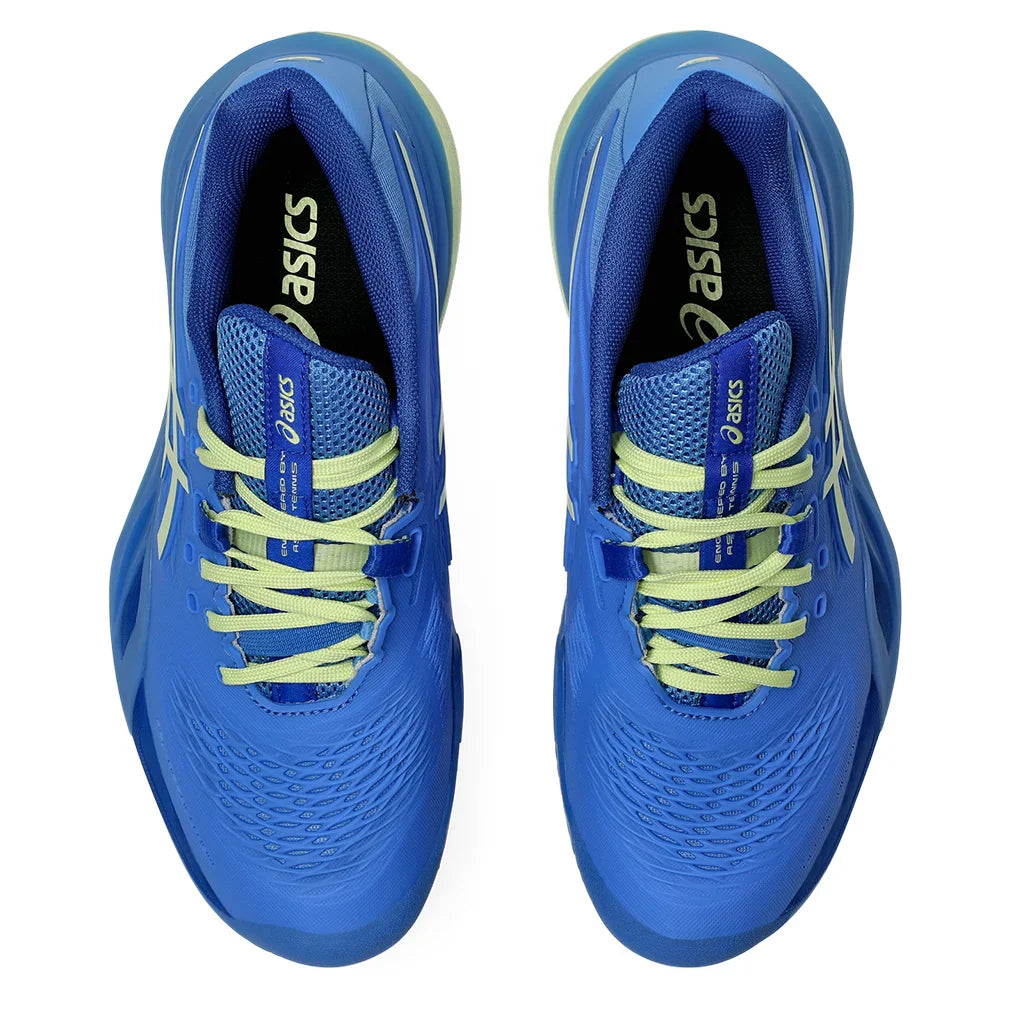 Women`s GEL-Resolution X Clay Tennis Shoes Blue Coast and Huddle Yellow ASICS