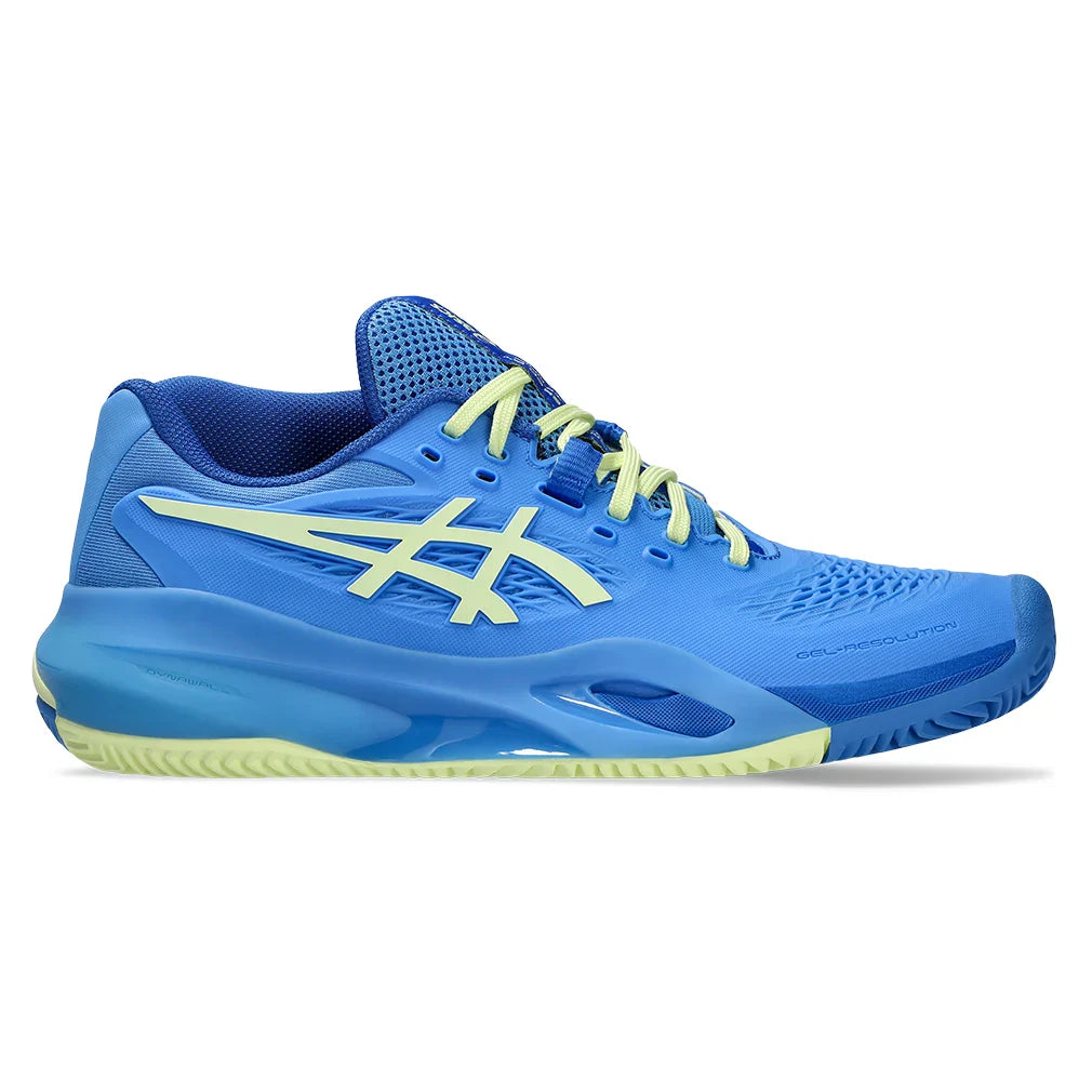 Women`s GEL-Resolution X Clay Tennis Shoes Blue Coast and Huddle Yellow ASICS