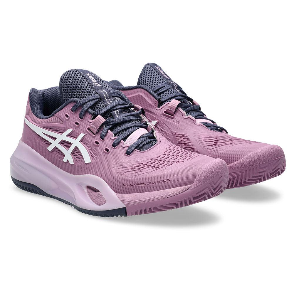 Women`s GEL-Resolution X Clay Tennis Shoes Ube and White ASICS