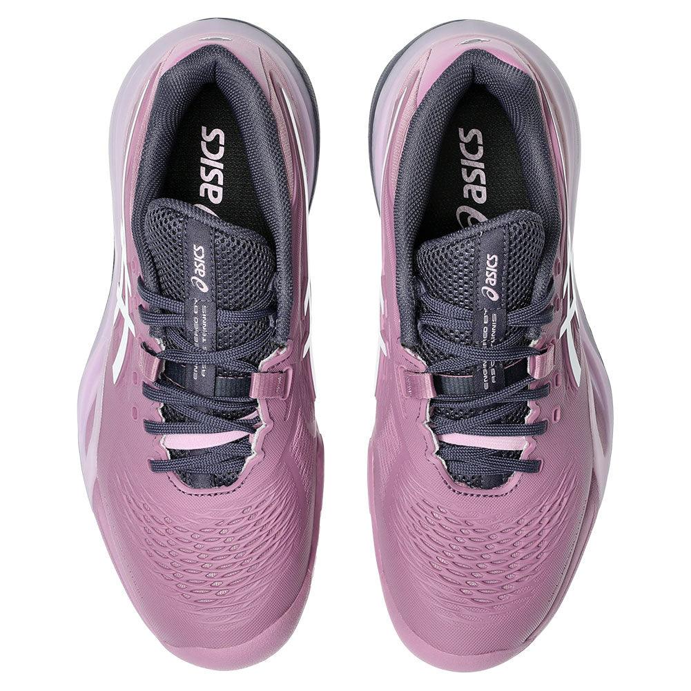 Women`s GEL-Resolution X Wide Tennis Shoes Ube and White ASICS
