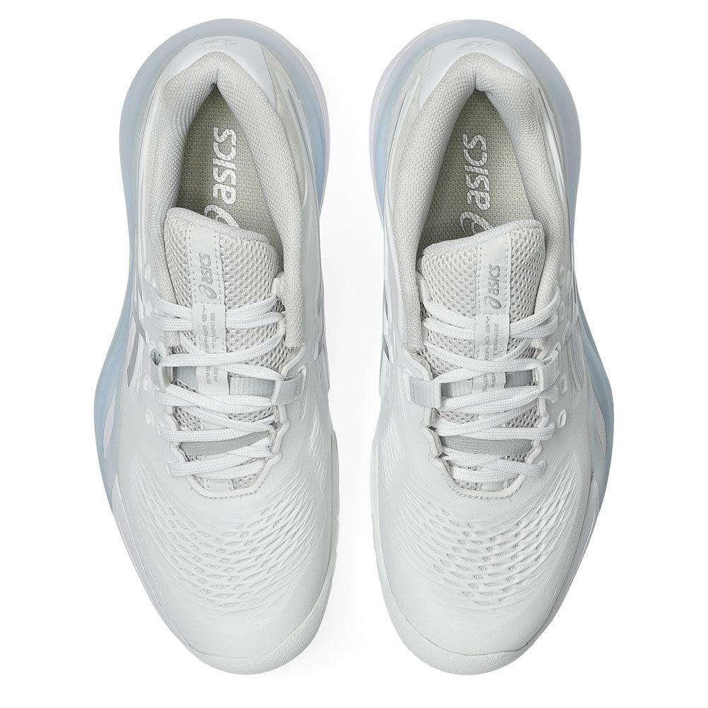 Women`s GEL-Resolution X Tennis Shoes White and Pure Silver ASICS