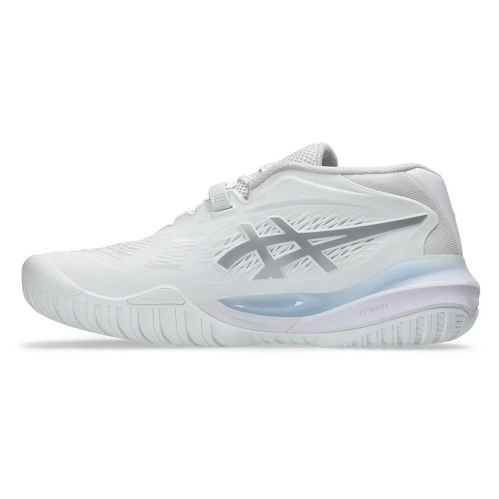 Women`s GEL-Resolution X Tennis Shoes White and Pure Silver ASICS
