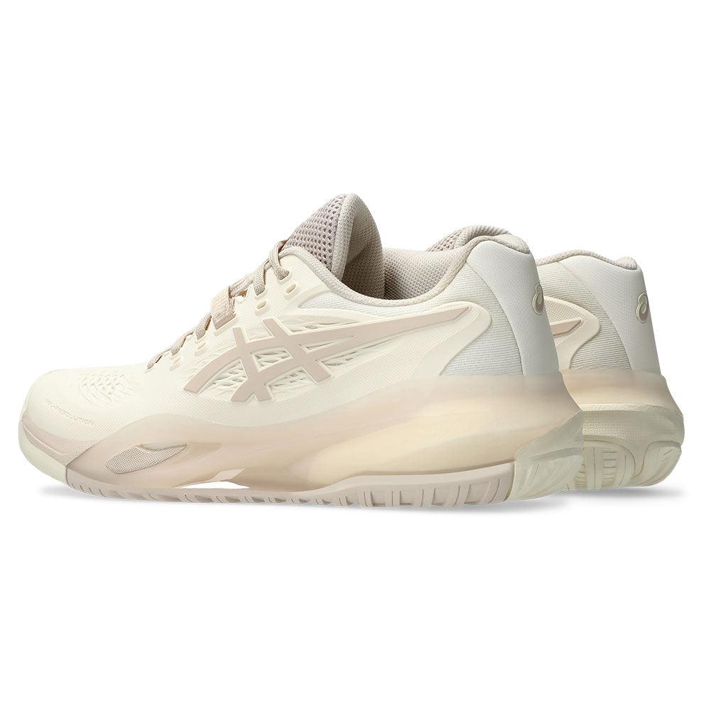 Women`s GEL-Resolution X Tennis Shoes Cream and Mineral Beige ASICS