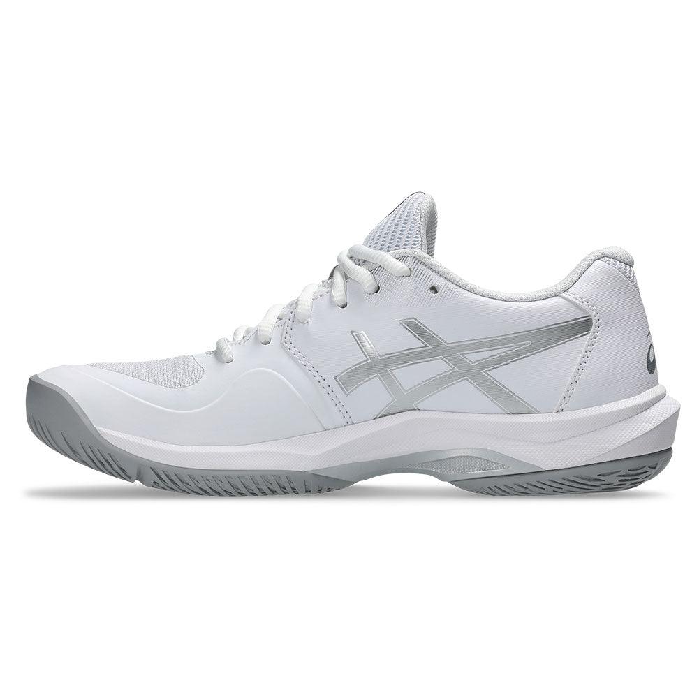 Women`s Game FF Tennis Shoes White and Pure Silver ASICS