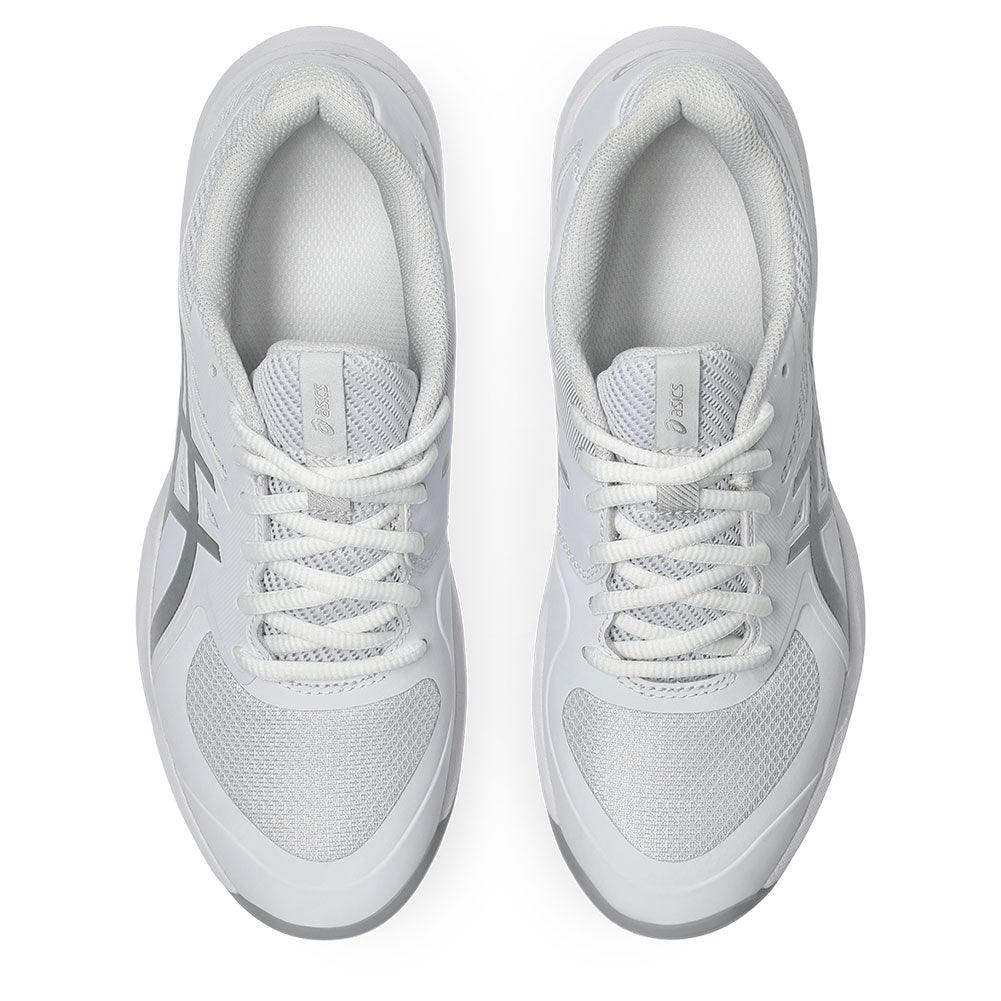 Women`s Game FF Tennis Shoes White and Pure Silver ASICS
