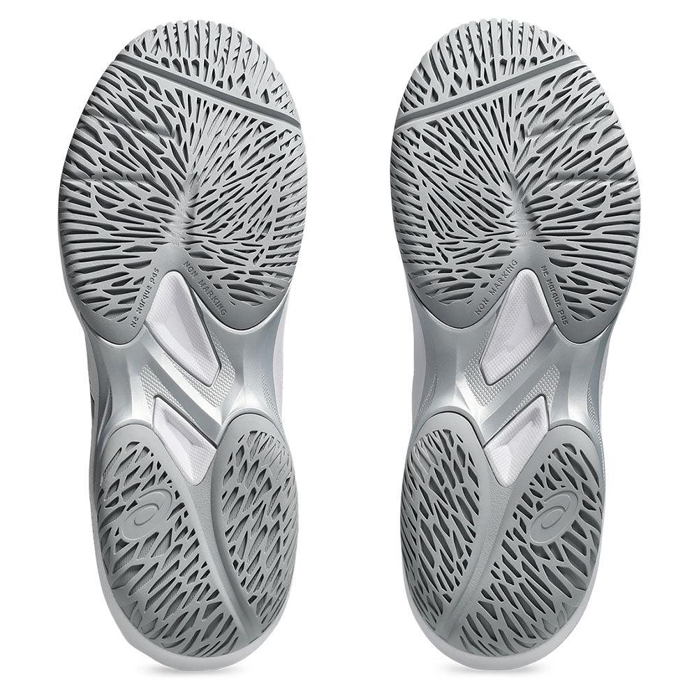 Women`s Game FF Tennis Shoes White and Pure Silver ASICS