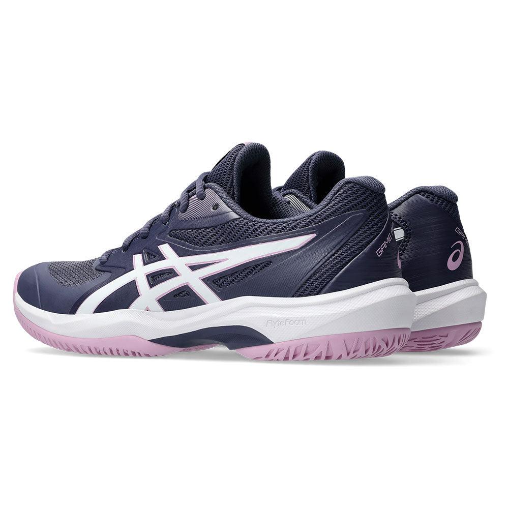 Women`s Game FF Tennis Shoes Indigo Fog and White ASICS