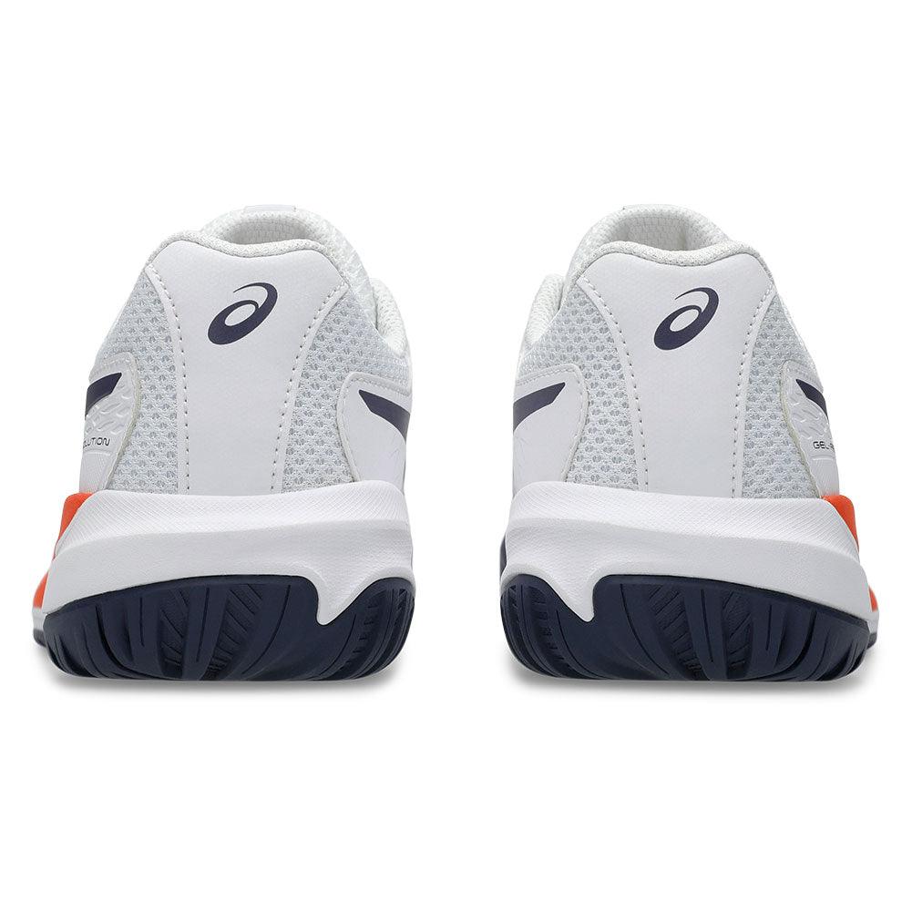 Juniors` GEL-Resolution X GS Tennis Shoes White and Greyish Purple ASICS
