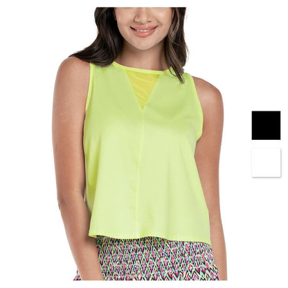 Women's Pleats Please Tennis Tank Womens Apparel LUCKY IN LOVE