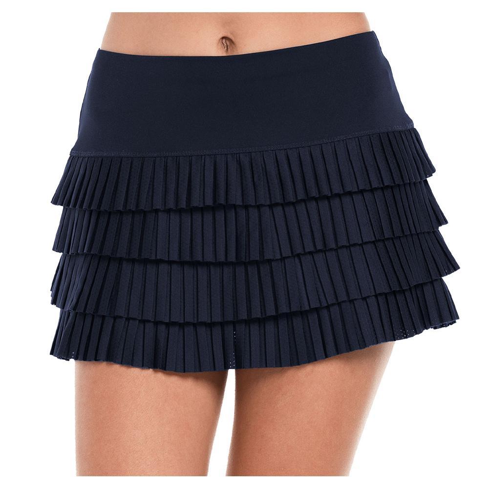 Women's Mon Amie Tennis Skort Womens Apparel LUCKY IN LOVE Midnight XS