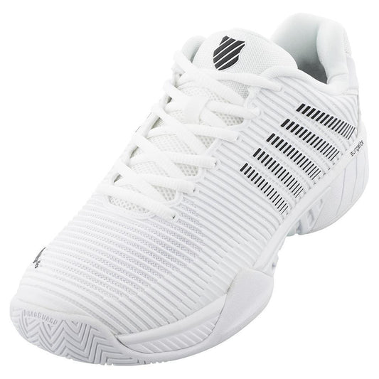 Men's Hypercourt Express 2 Clay Tennis Shoes White and Black Top Tennis Shoes K-SWISS 7