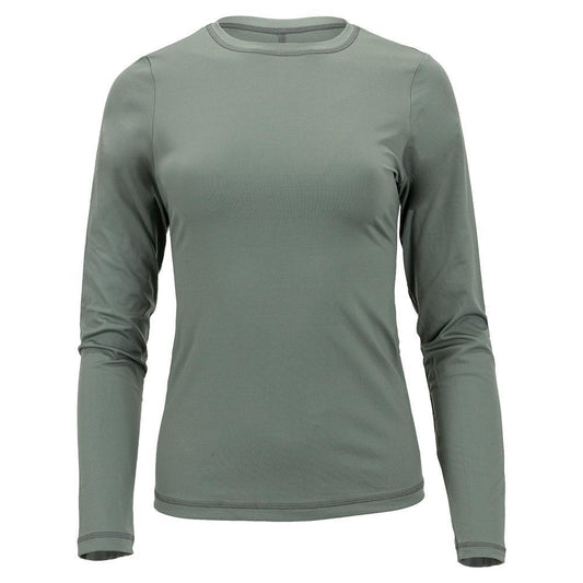 Women's UV Colors Long Sleeve Tennis Top Army Womens Apparel SOFIBELLA XS