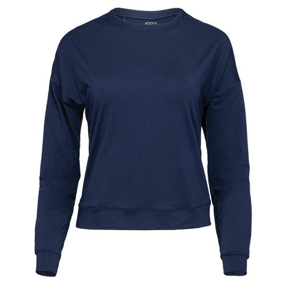 Women's LUV Hype Long Sleeve Tennis Top Womens Apparel LUCKY IN LOVE Midnight XS
