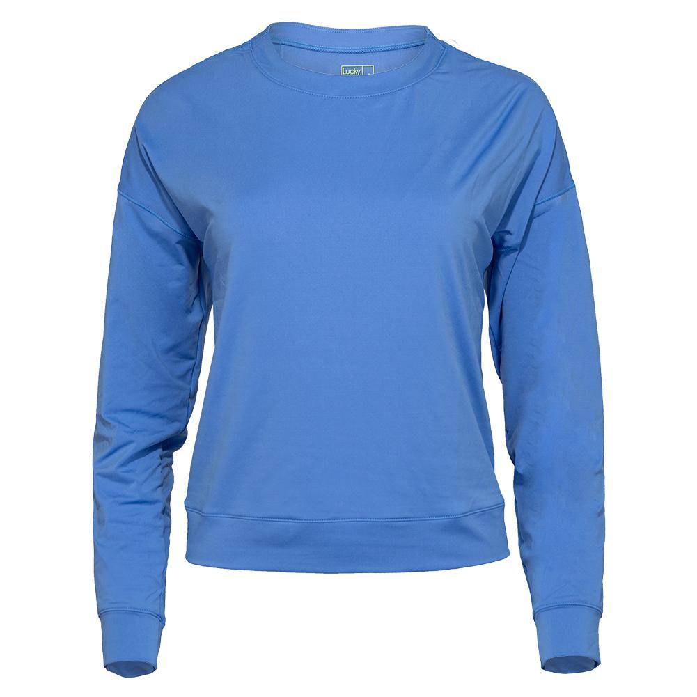 Women's LUV Hype Long Sleeve Tennis Top Womens Apparel LUCKY IN LOVE Bluemarine XS