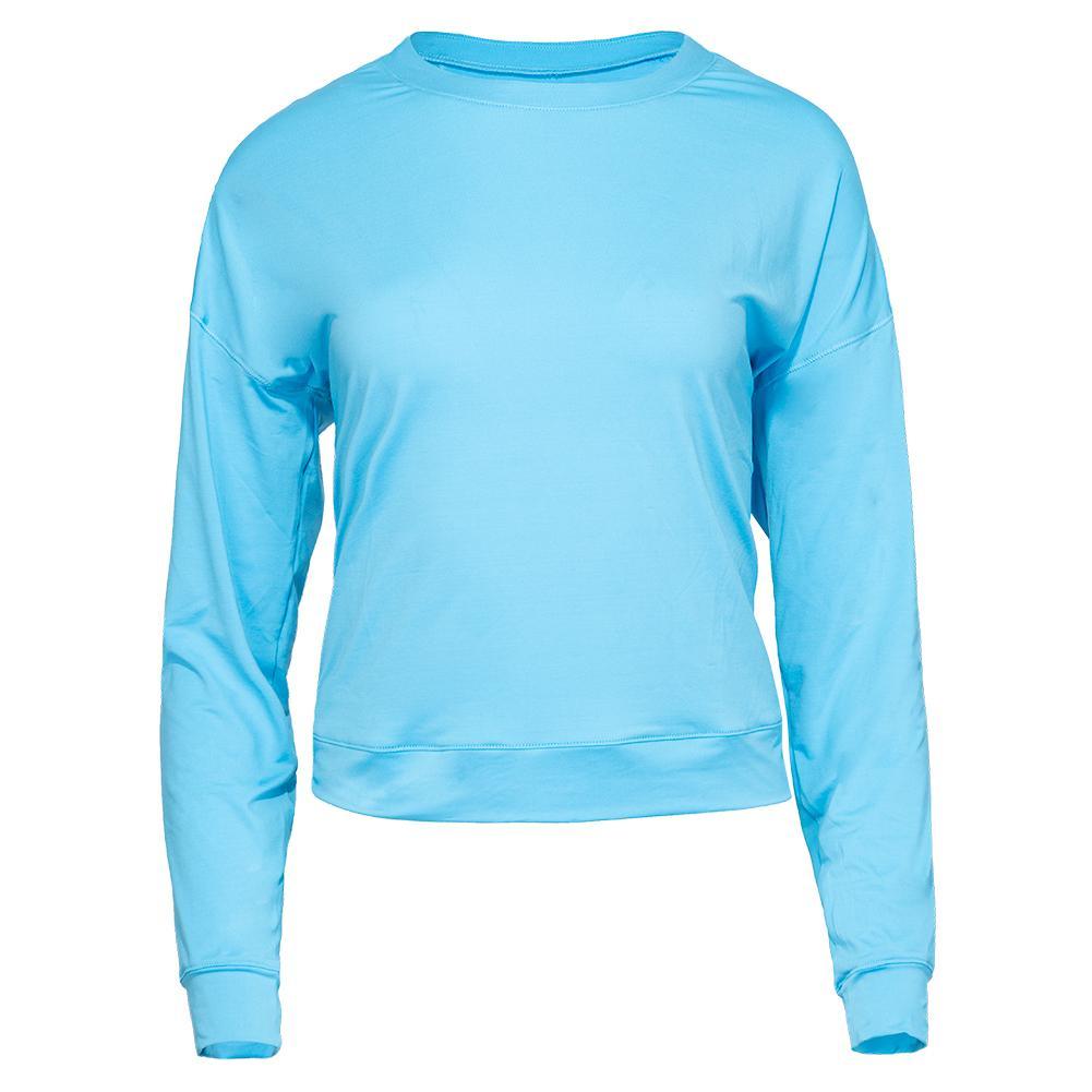 Women's LUV Hype Long Sleeve Tennis Top Womens Apparel LUCKY IN LOVE Prot XS