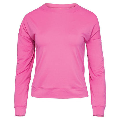 Women's LUV Hype Long Sleeve Tennis Top Womens Apparel LUCKY IN LOVE Taf XS