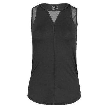 Women's LUV Chill Out Tennis Tank Womens Apparel LUCKY IN LOVE Black XS