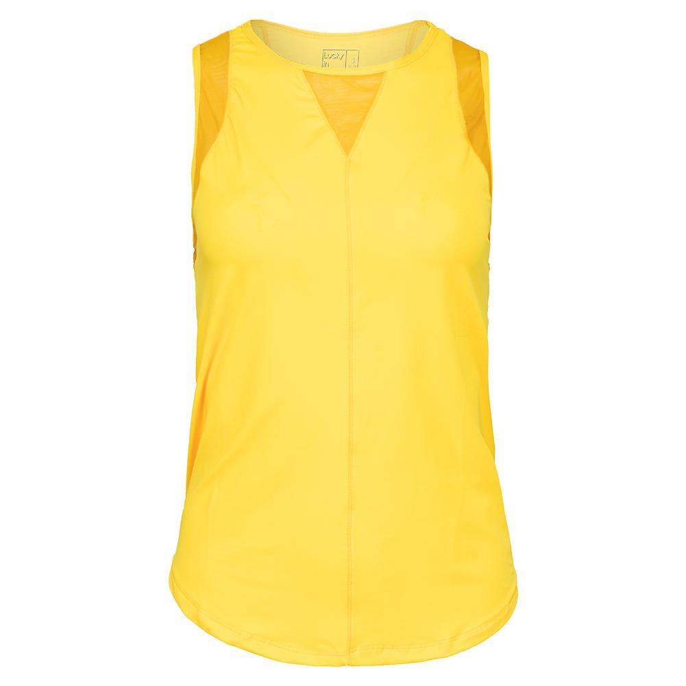 Women's LUV Chill Out Tennis Tank Womens Apparel LUCKY IN LOVE Fire XS