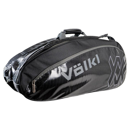Primo Mega Tennis Bag Black and Charcoal Tournament Gear VOLKL Black