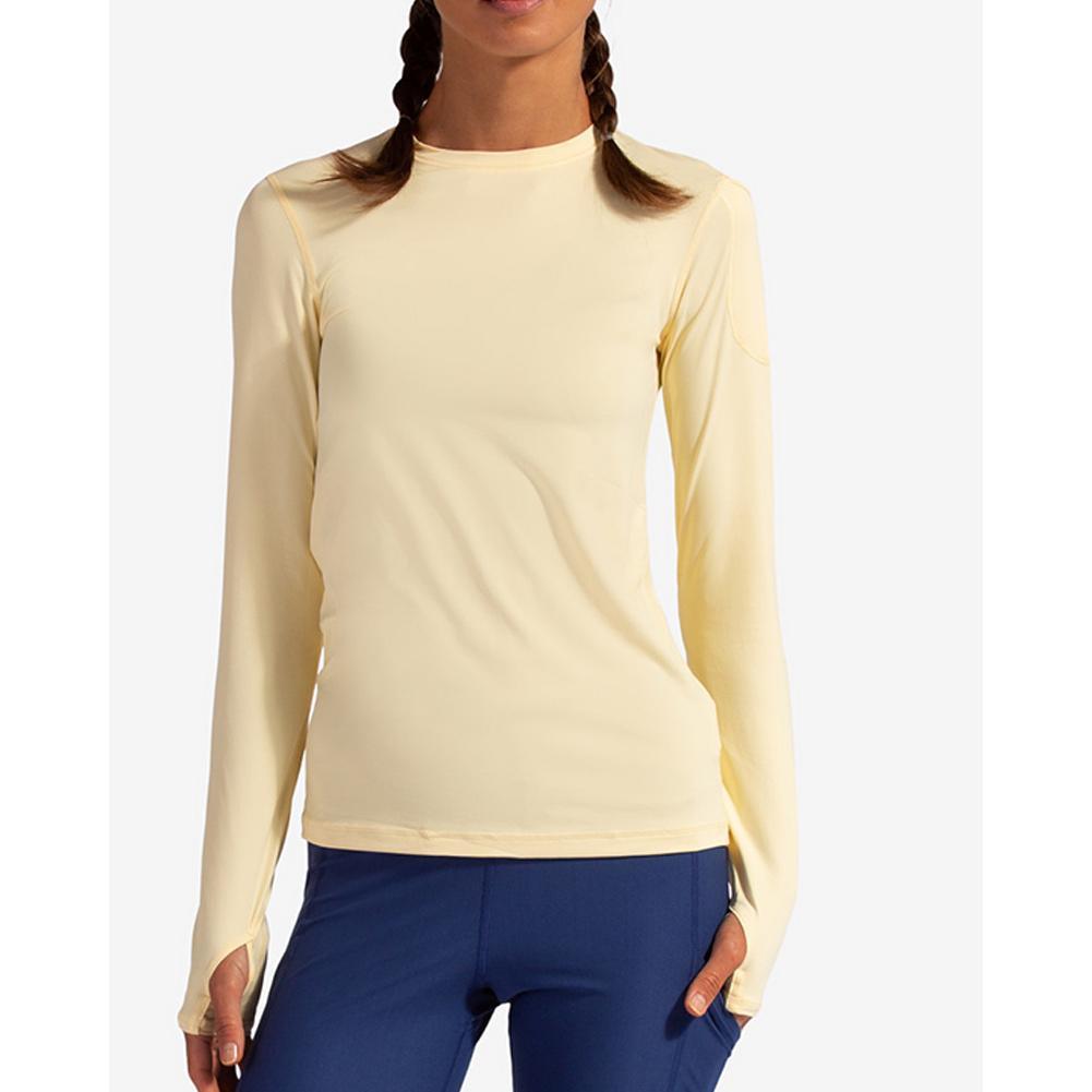 Women`s 24/7 Long Sleeve Tennis Crew WOMENS APPAREL BLOQUV Yellow XS