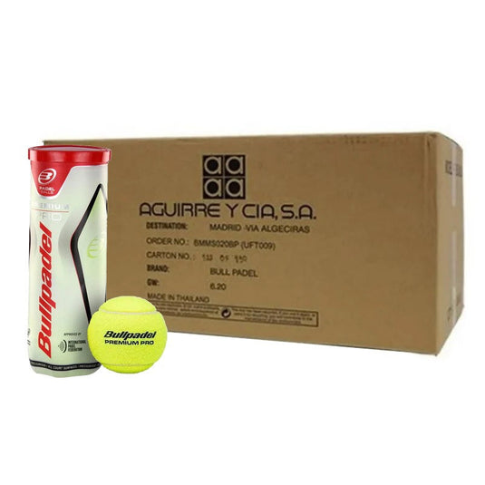 BULLPADEL PREMIUM PRO 24 Tubes of 3 Balls Box