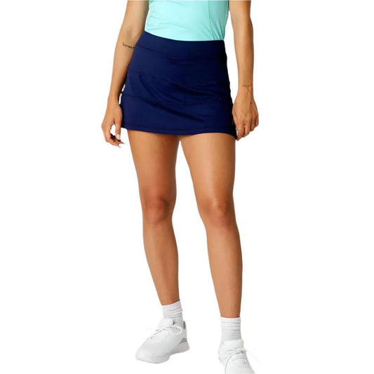 Women's UV Colors 14 Inch Tennis Skort Navy Womens Apparel SOFIBELLA XS