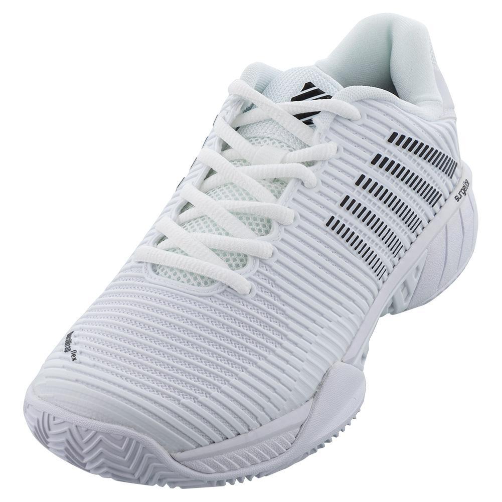 Women's Hypercourt Express 2 Clay Tennis Shoes White and Black Womens Shoes K-SWISS