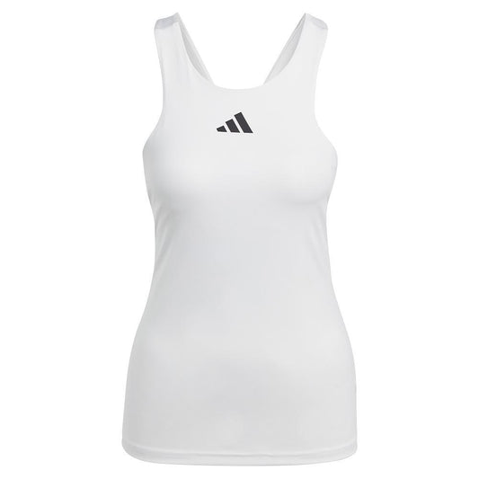 Women's Y-Back Tennis Tank White Womens Apparel ADIDAS M