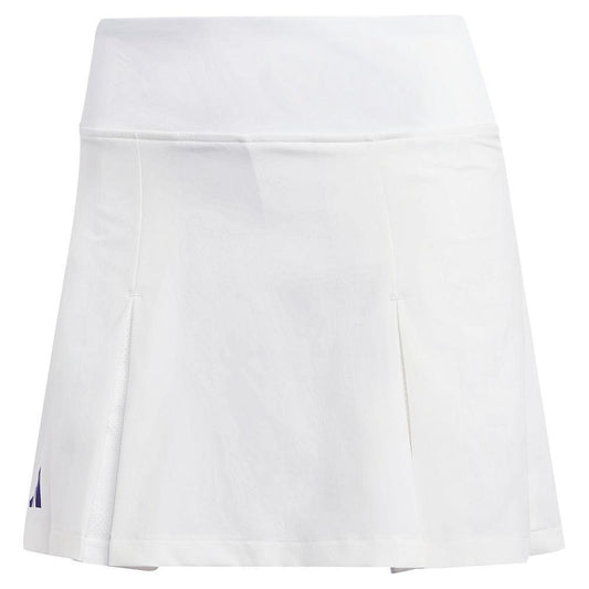 Women's Club Tall Pleated Tennis Skort White Womens Apparel ADIDAS S