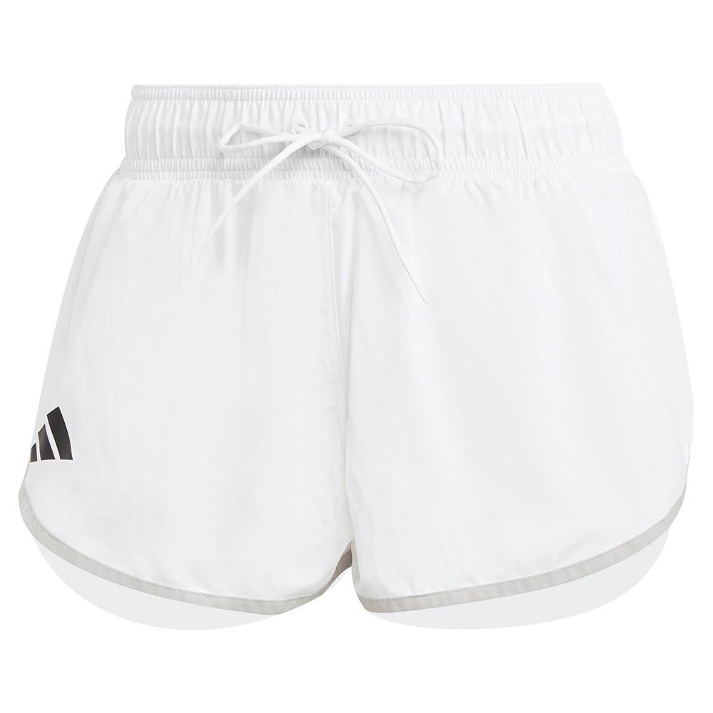 Women's Club Tennis Shorts White Womens Apparel ADIDAS XS